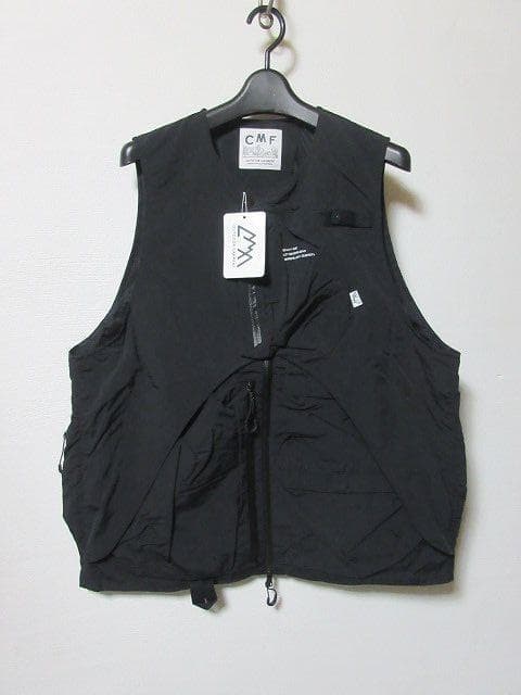 COMFY OUTDOOR GARMENT ベスト OVERLAY VEST 黒