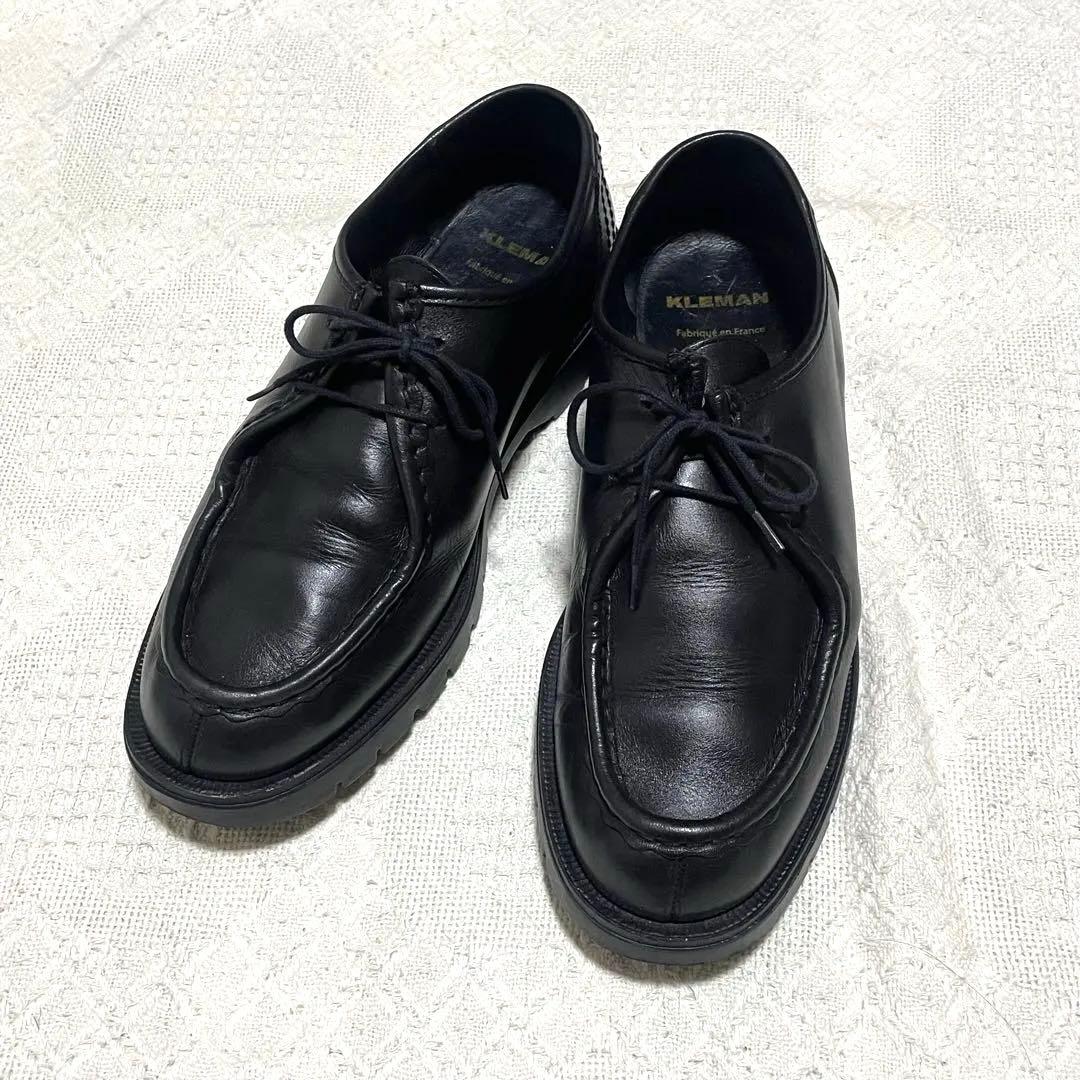 KLEMAN クレマン PADROR パドロール 43 ブラック レザーシューズ