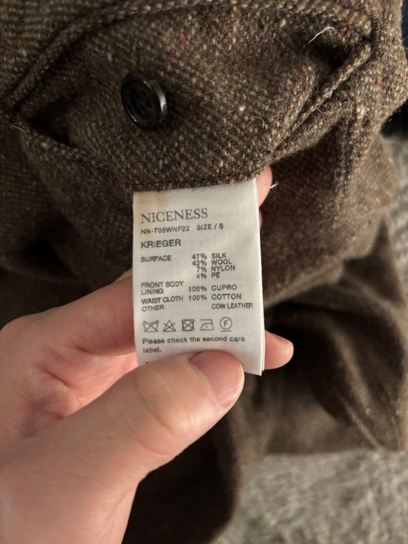 NICENESS KRIEGER スラックスパンツ ナイスネス