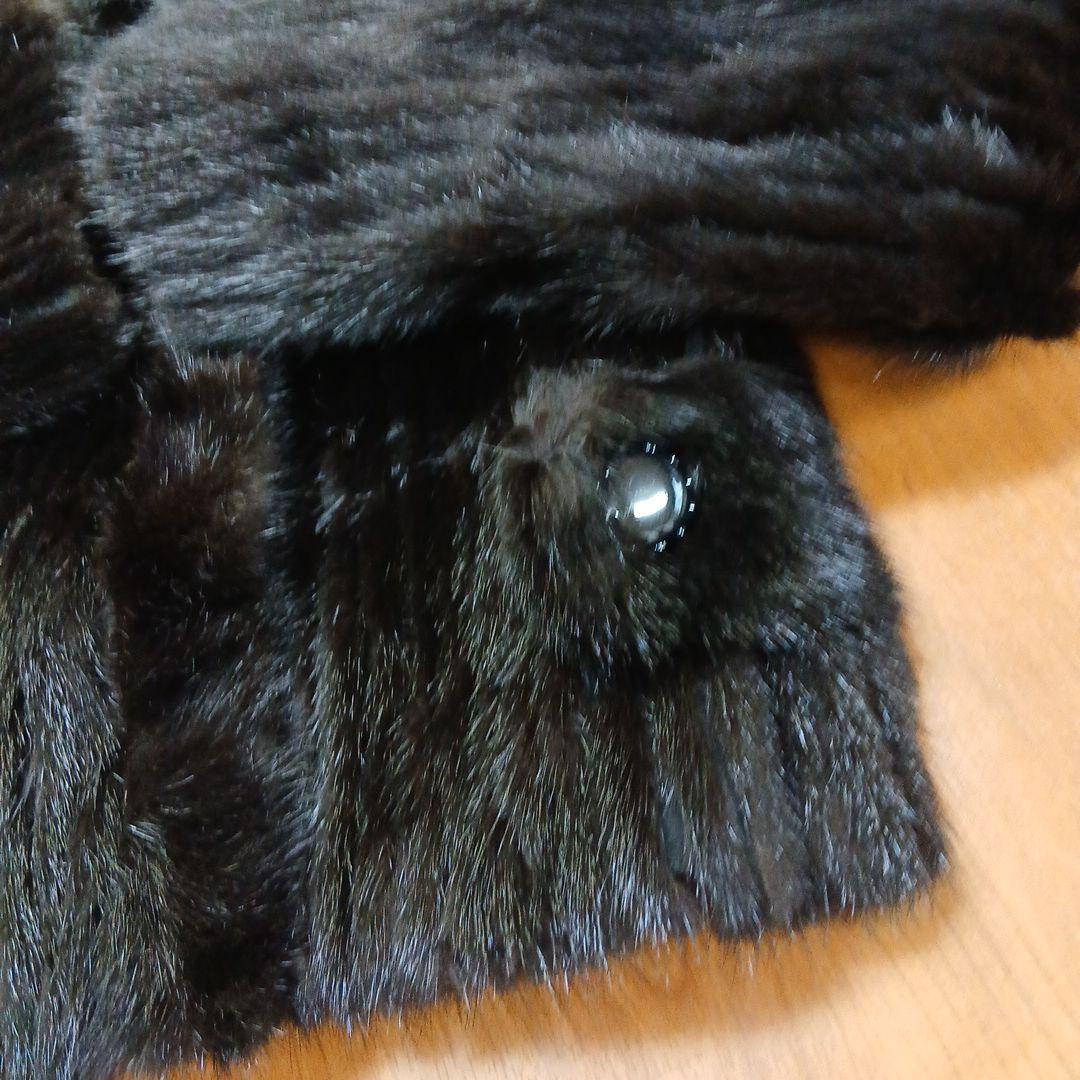 ハルコ様Best Angle ミンク ファーコート ショートジャケット丈 黒