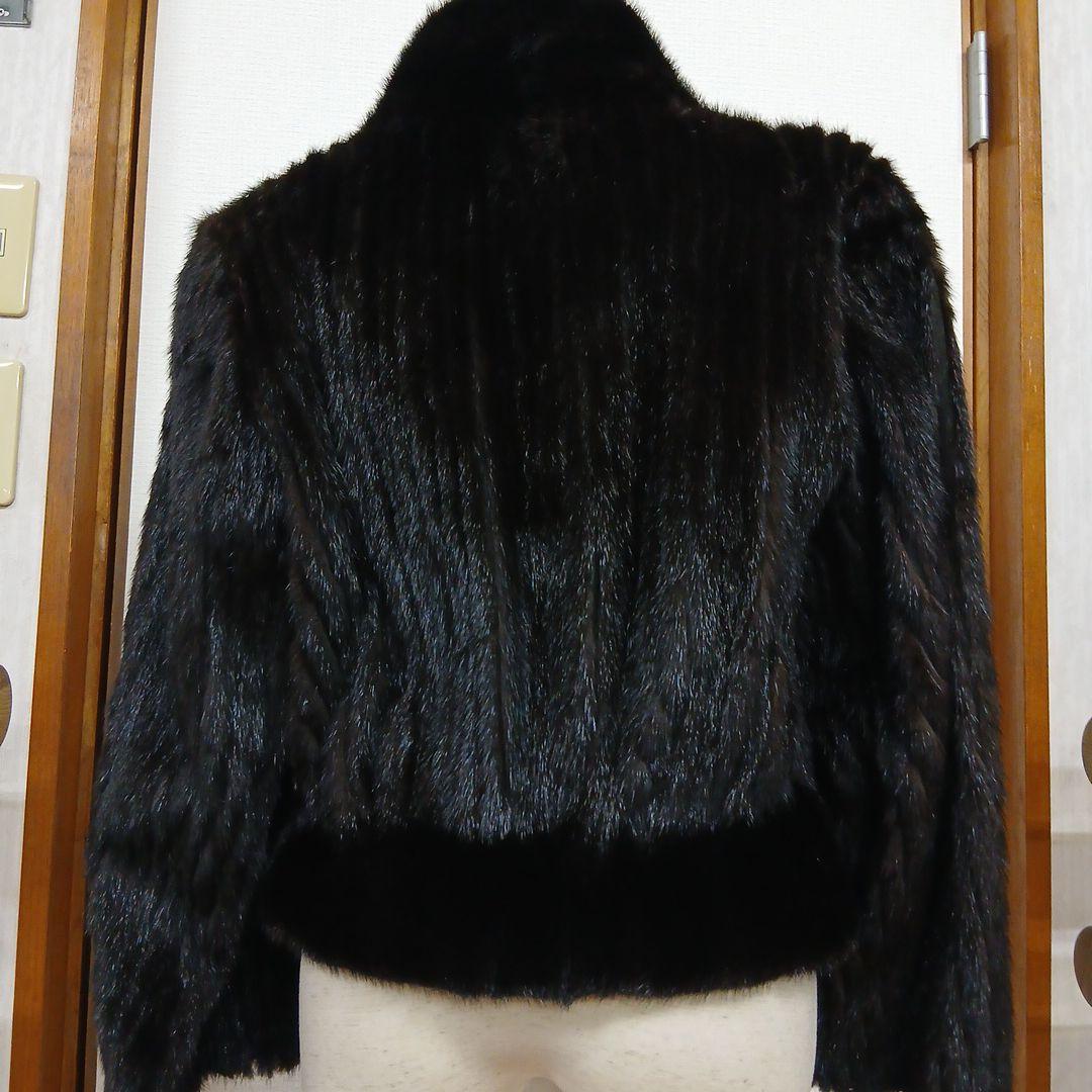 ハルコ様Best Angle ミンク ファーコート ショートジャケット丈 黒
