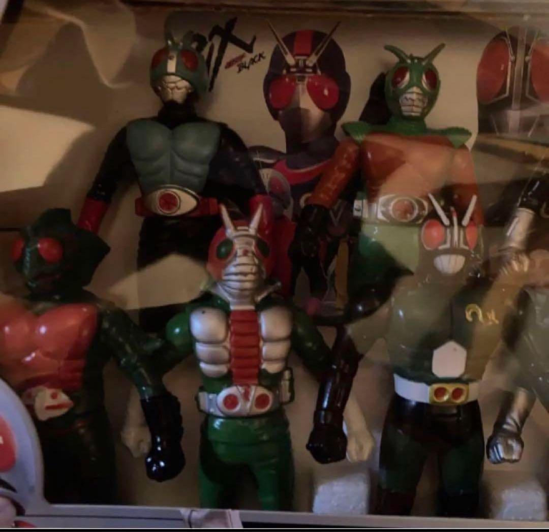 希少　仮面ライダーブラックRX 栄光の１０人ライダーソフビ