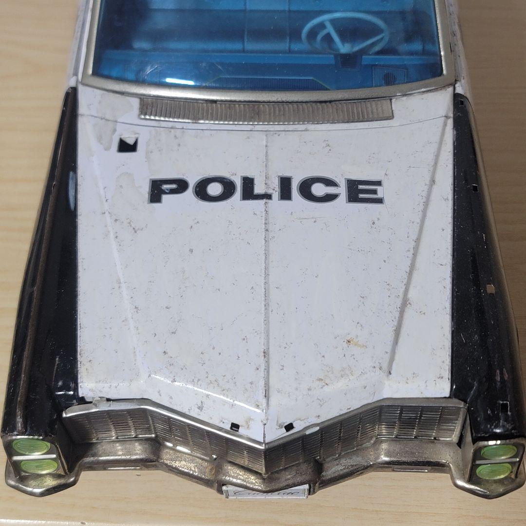 野村トーイ ブリキ キャデラックパトカー 65cm