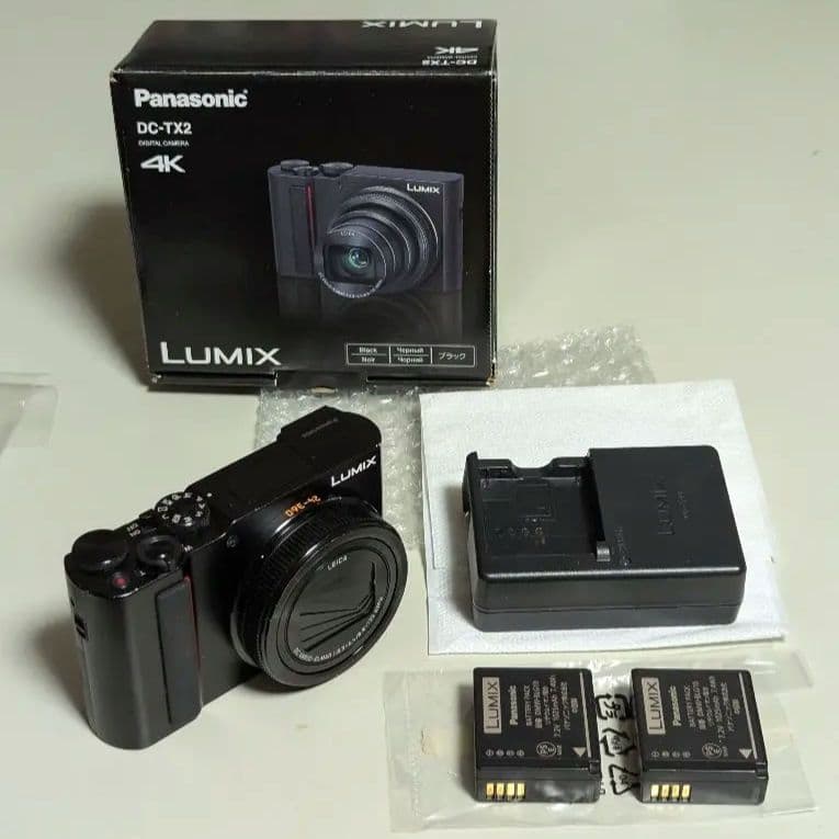 【鬼〆字さま専用】LUMIX DC-TX2・純正充電器バッテリ２個