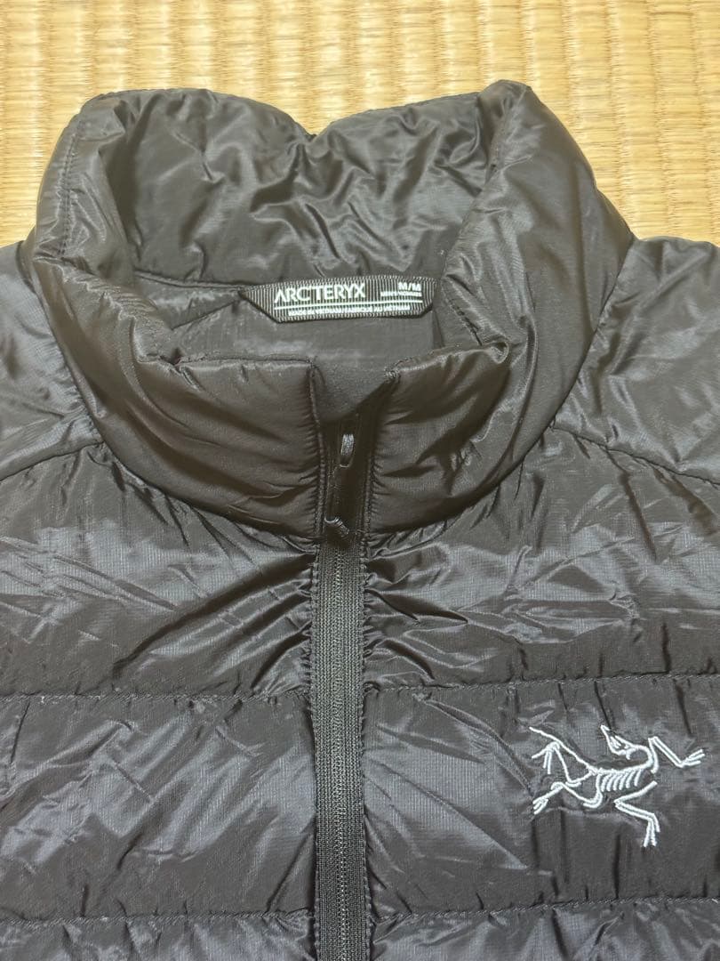 アークテリクス　セリウム　ブラック ダウンベスト M メンズ