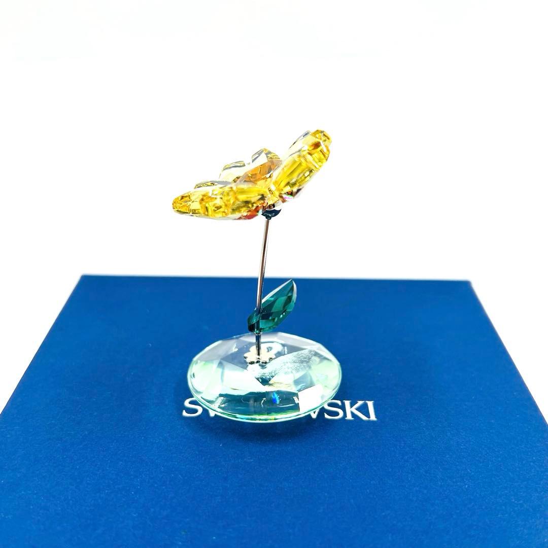 【未使用/美品】 スワロフスキー ロッキングフラワー ひまわり