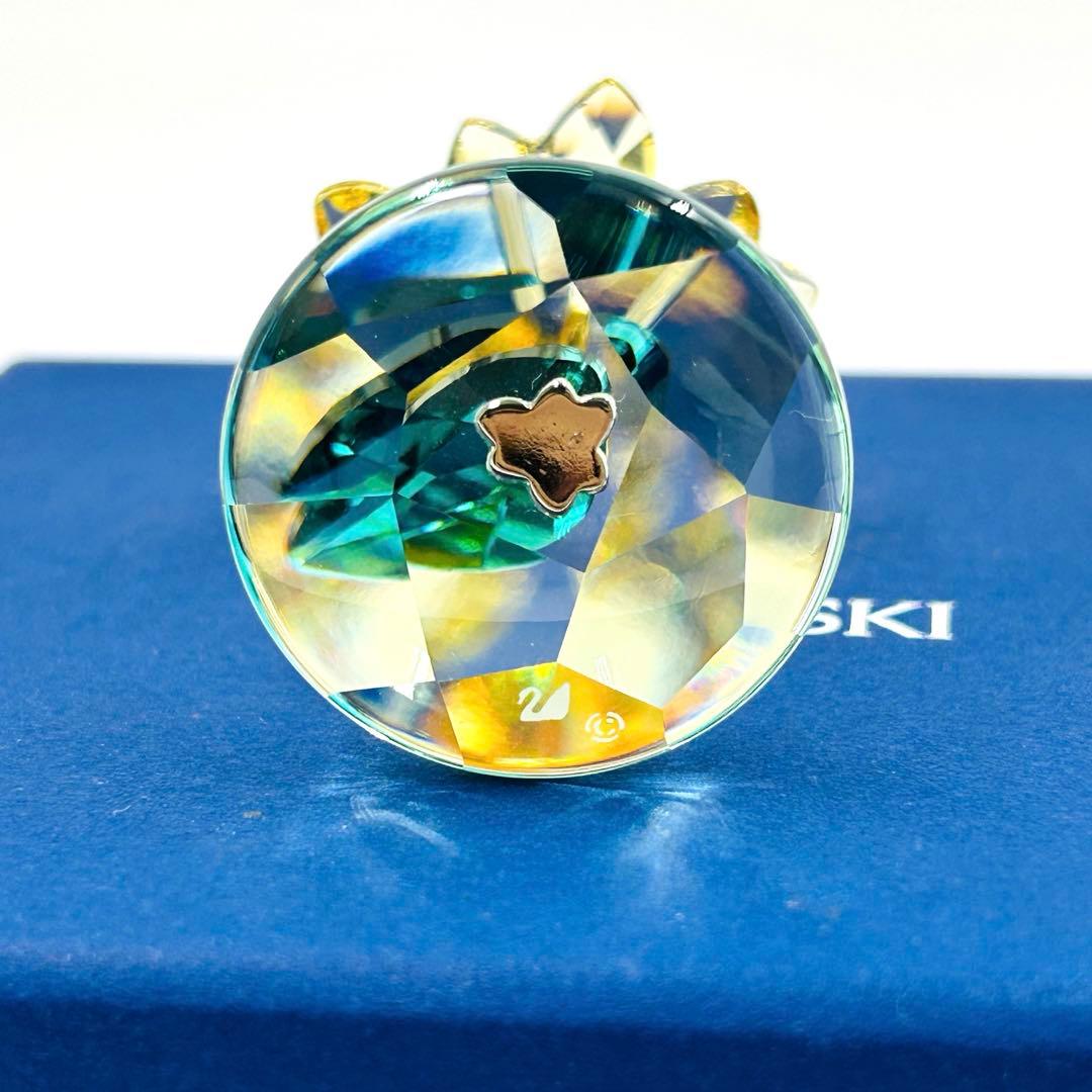 【未使用/美品】 スワロフスキー ロッキングフラワー ひまわり