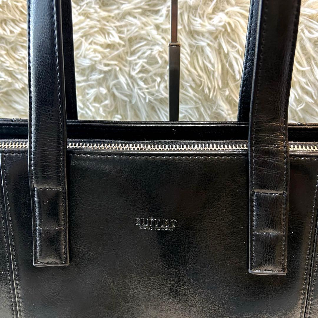 新品未使用　スーティスト レザートートビジネスバッグ A4タカキュー黒