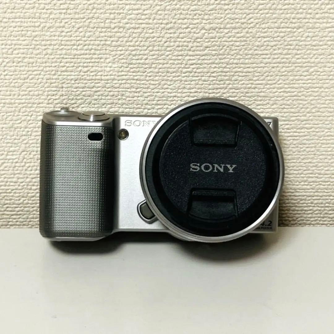 SONY ミラーレス一眼NEX-5 カメラエラー品 単焦点レンズ付