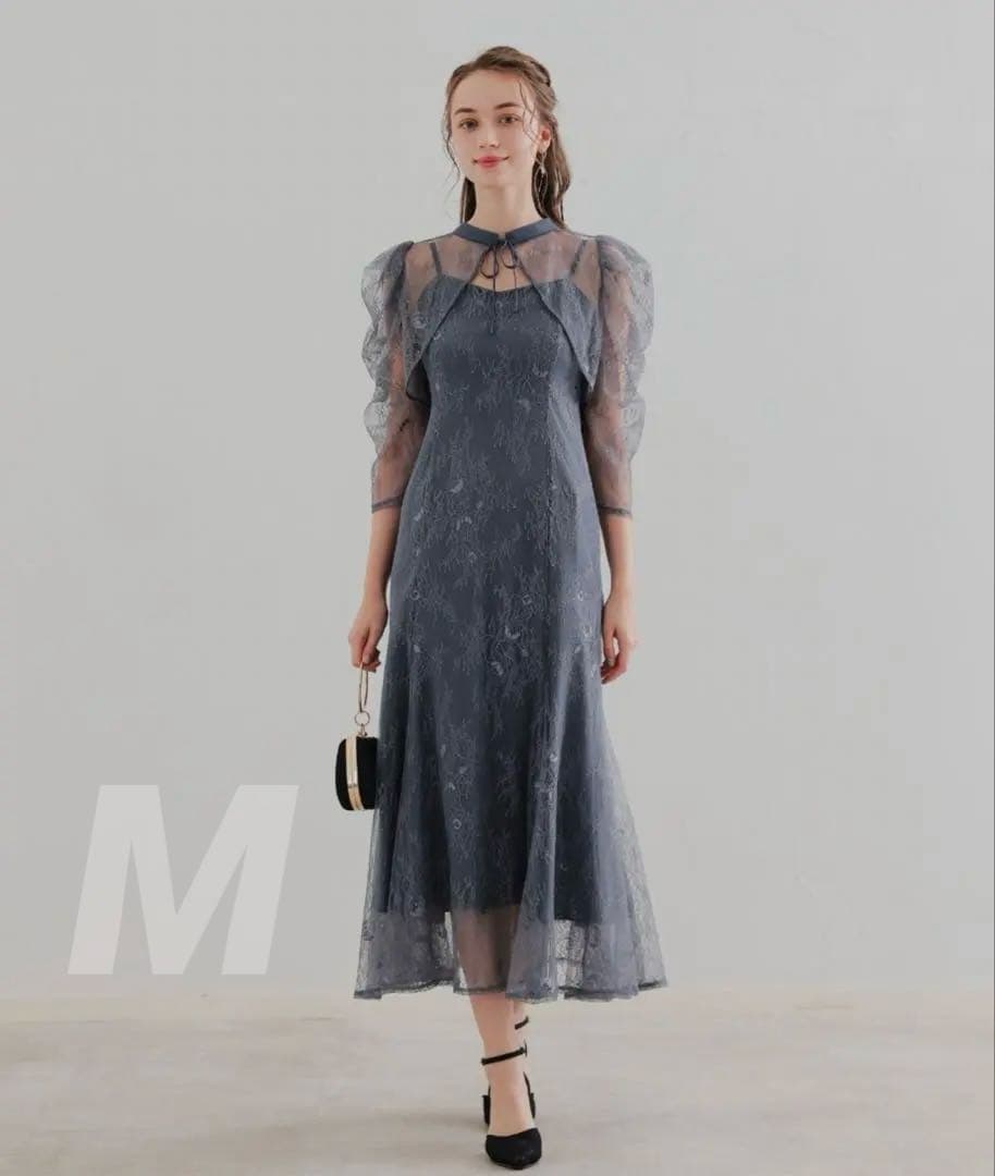 ★新品★ドリードール　ボレロレイヤーレースドレス成人式同窓会二次会結婚式