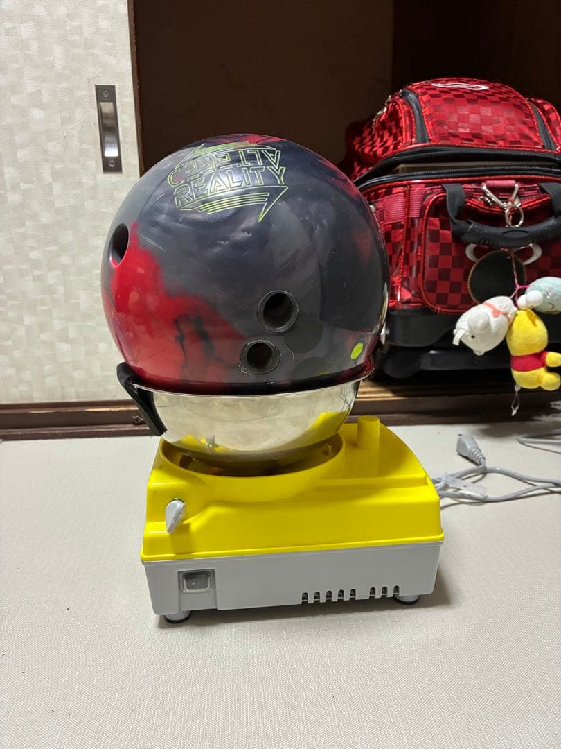 ボウリングボールスピナー　ボウリング研磨機