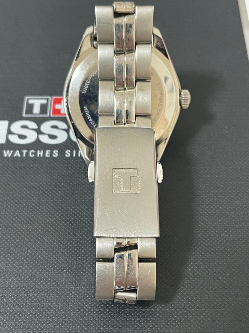 TISSOT レディース チタン腕時計 T101210A
