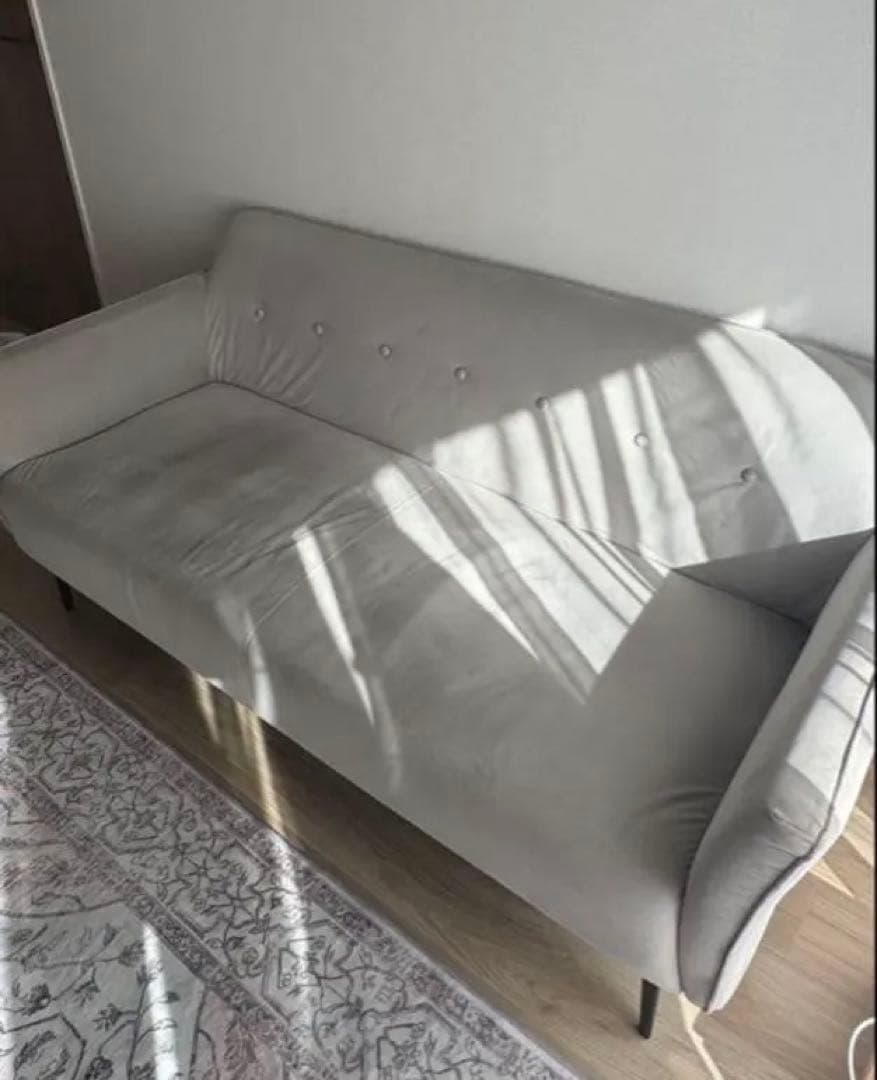 【ベロアソファ】2人がけソファ