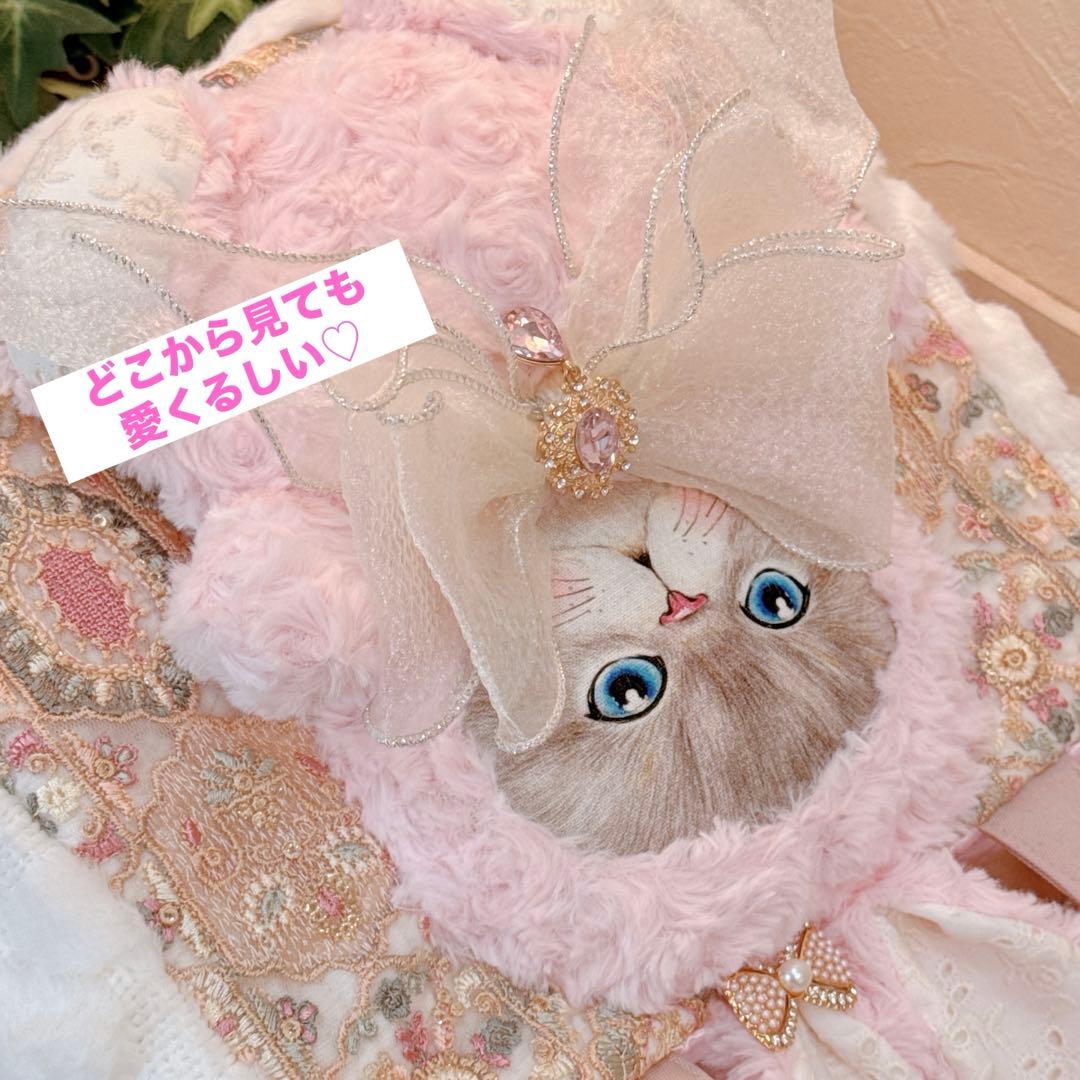 牡*❁様 コヤンイサムチョン♡新作インド刺繍bigローズルミちゃんのファートート