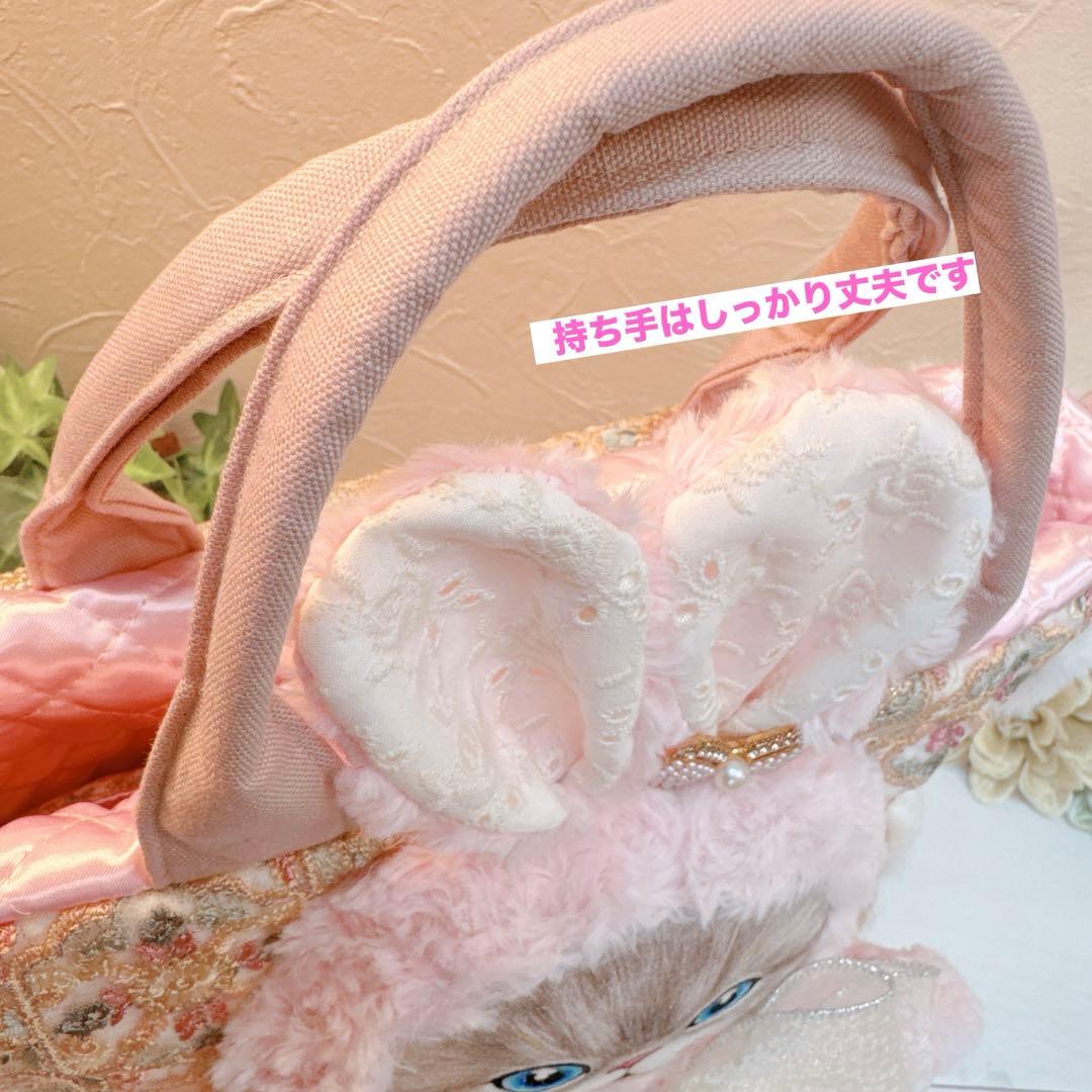 牡*❁様 コヤンイサムチョン♡新作インド刺繍bigローズルミちゃんのファートート