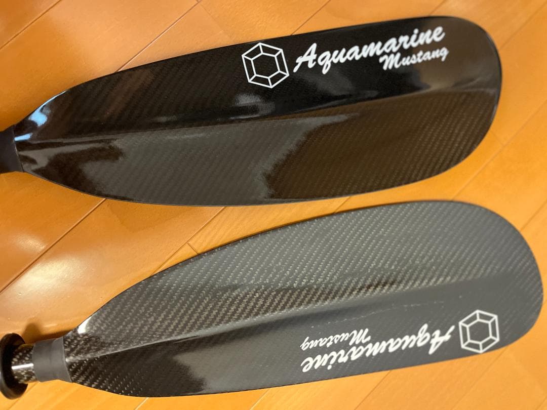 アクアマリン ムスタング ベント フルカーボン カヤック パドル 未使用美品