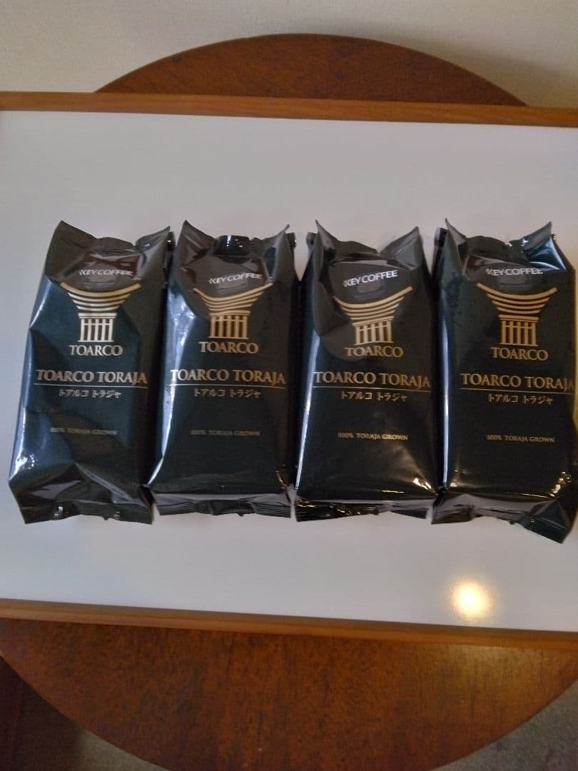キーコーヒー　トアルコトラジャコーヒー豆200g×4袋