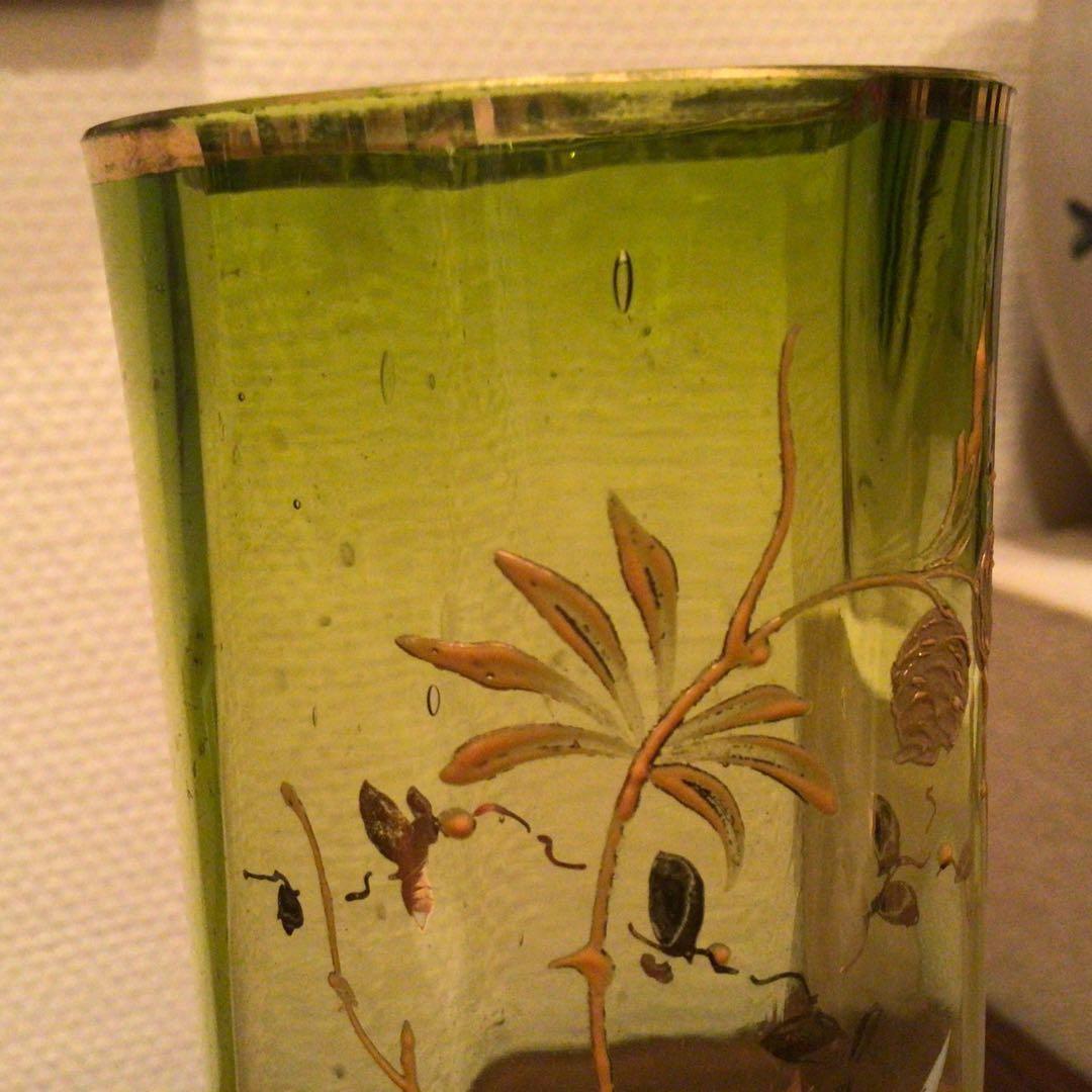 ルグラ ・モンジョワ　朝顔文様花瓶　1900年代