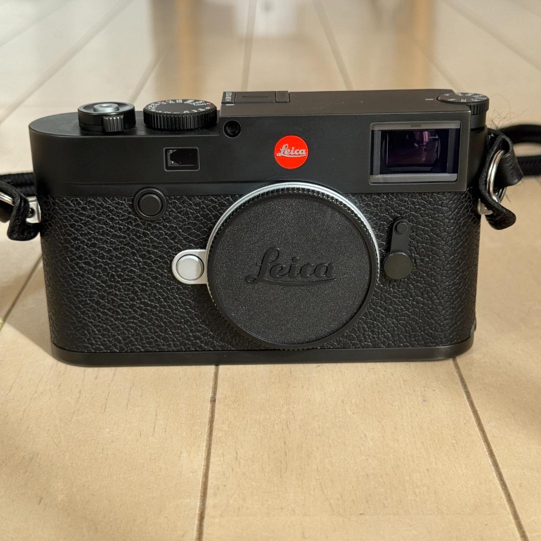 【美品】Leica M10-R ブラッククローム バッテリー2個 ストラップ付