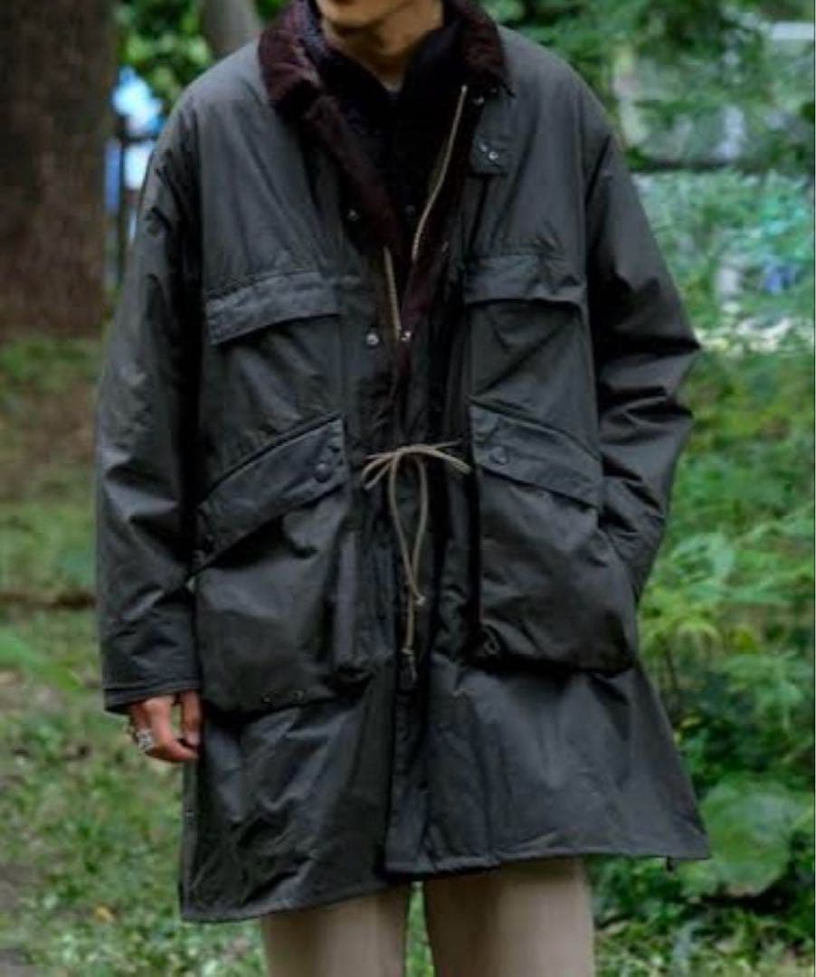 【美品】2018 バブアー✕キャプテンサンシャイントラベラーコート 38