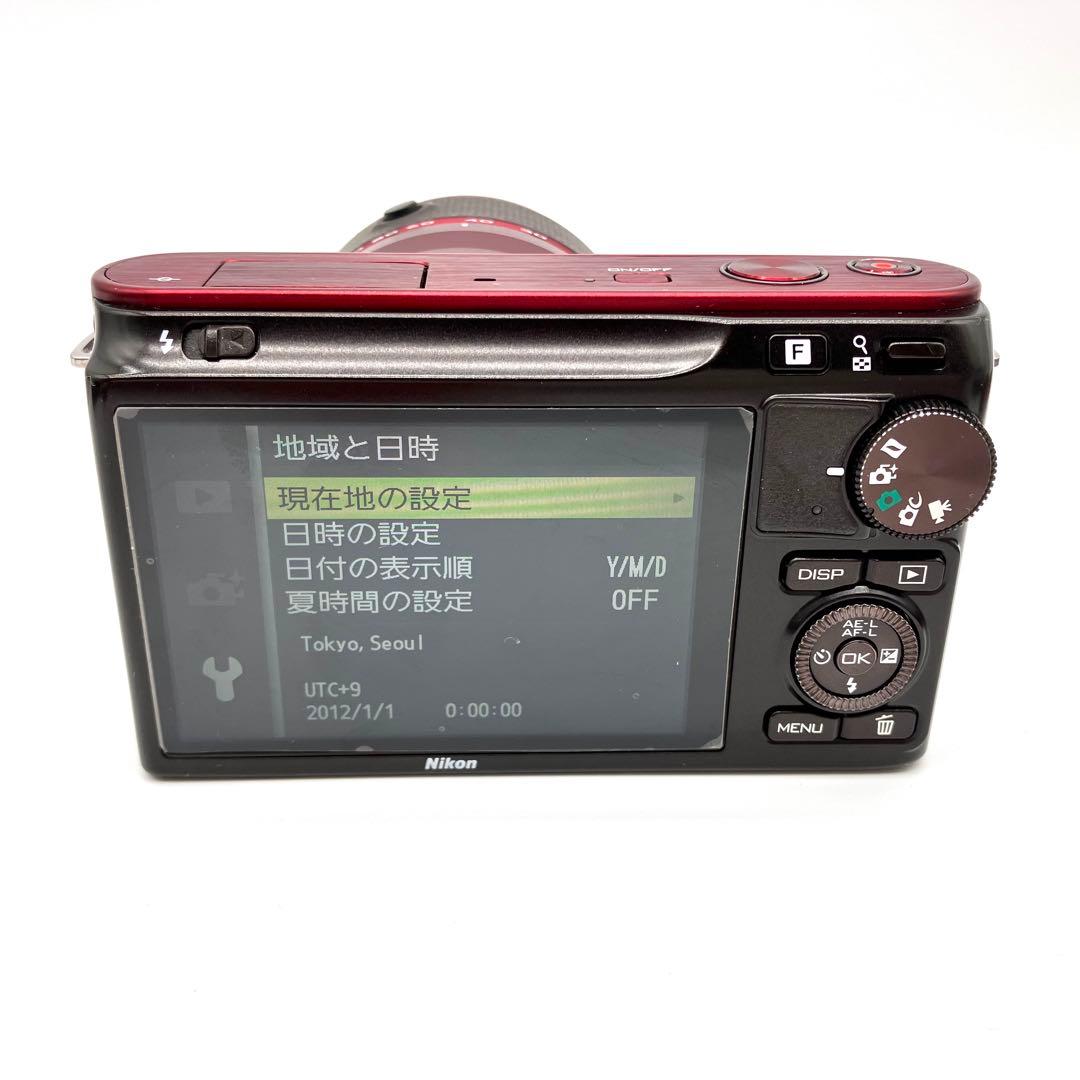 Nikon 1 J2 レッド　30-110mmVRレンズキット