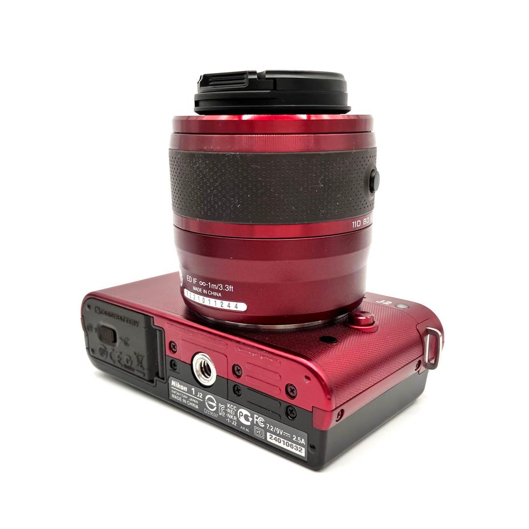 Nikon 1 J2 レッド　30-110mmVRレンズキット