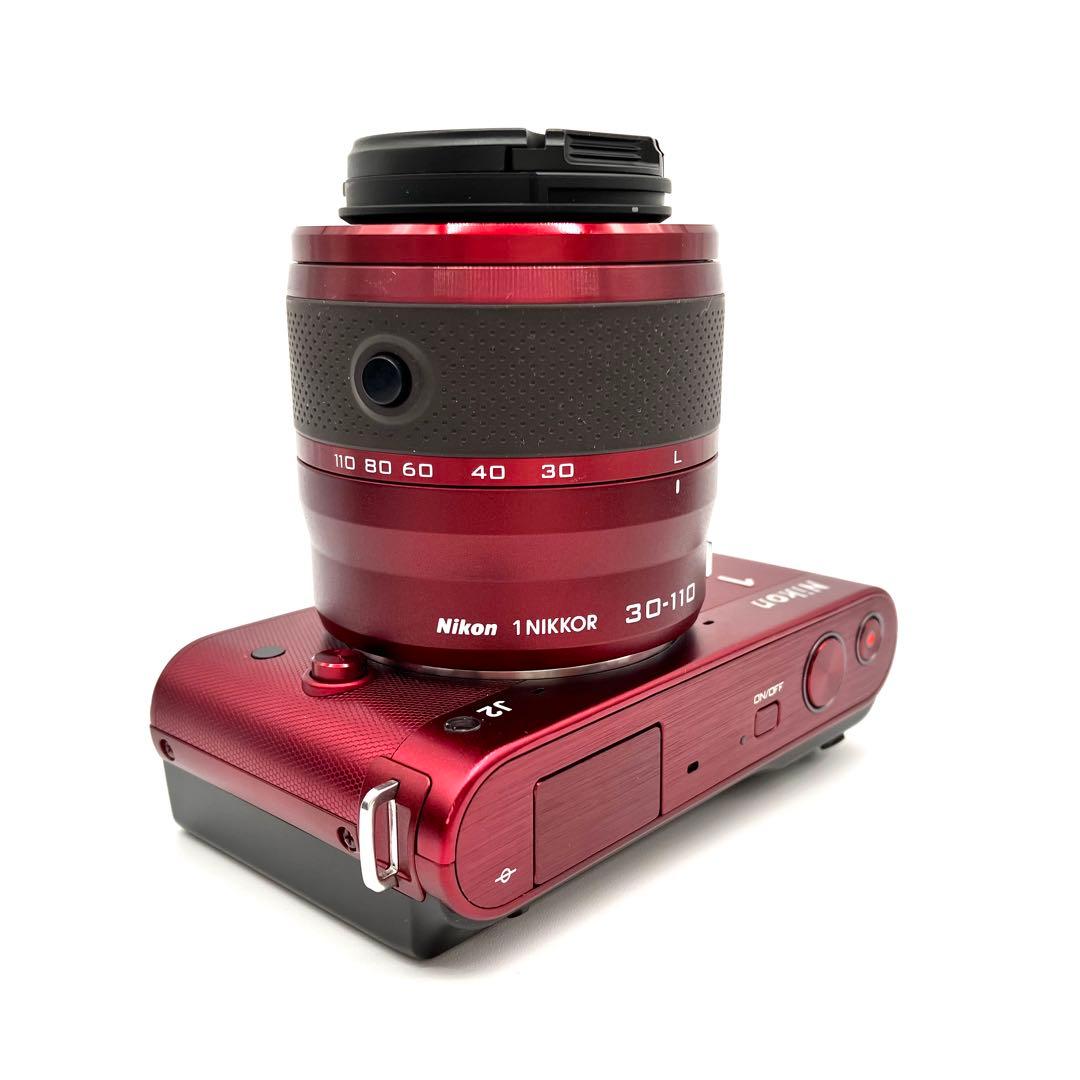 Nikon 1 J2 レッド　30-110mmVRレンズキット