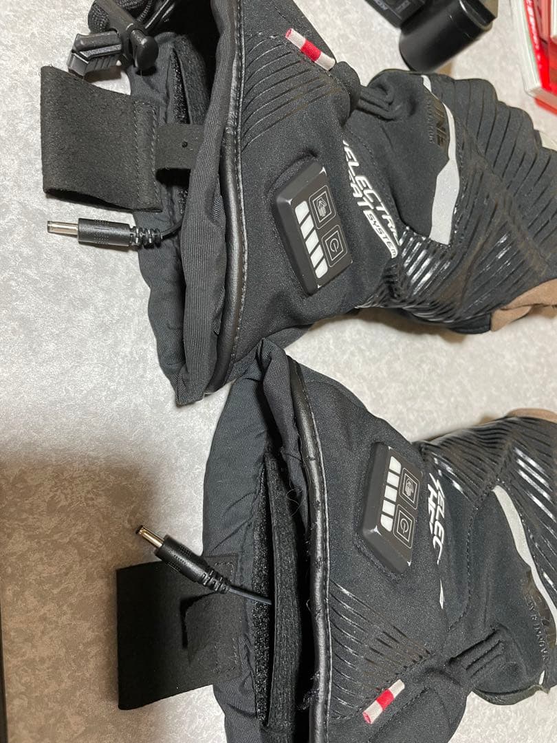 コミネ　電熱グローブ XLサイズ バッテリー2個　充電器付き