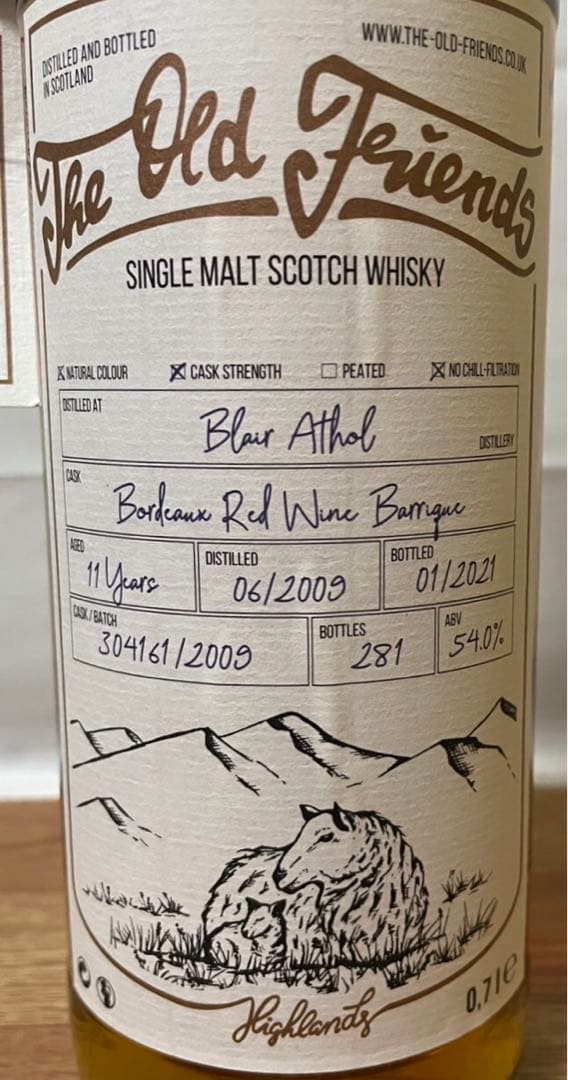 ボトラーズ ブレアアソール12年2008 PX& 11年2009 ワインカスク