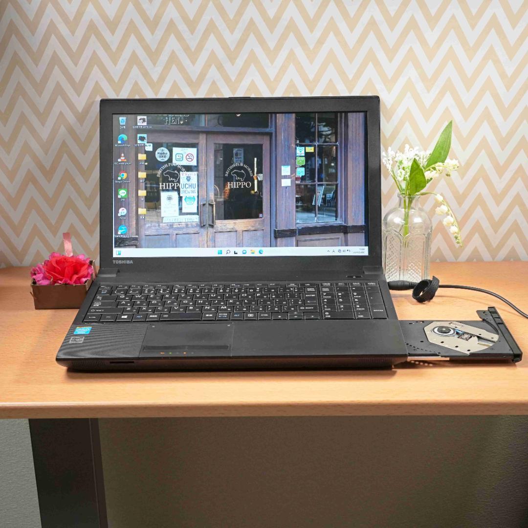 ⭕️東芝製ノートパソコン⭐初心者/学生向け⭐OpenOfficeインストール