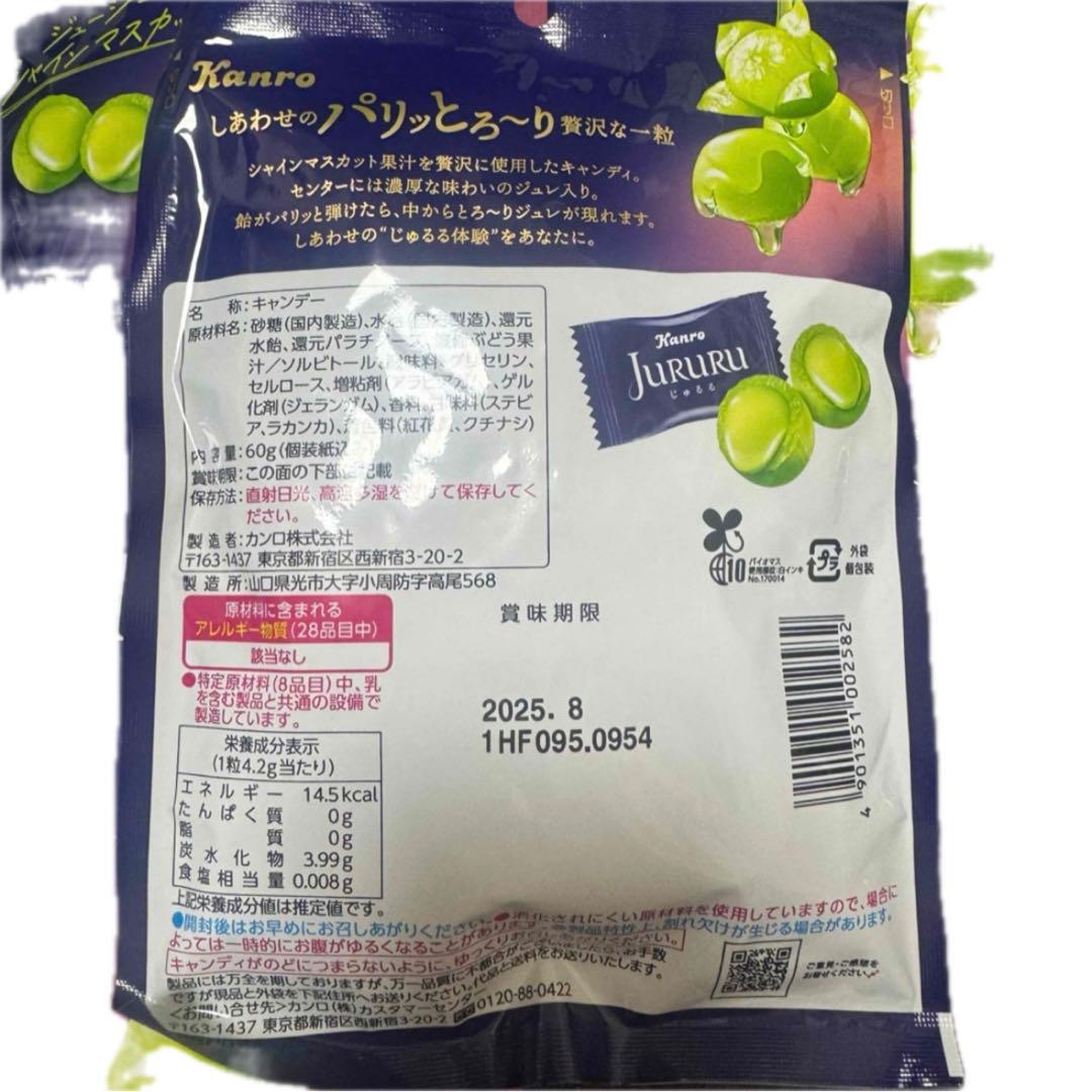 じゅるる　ジューシーシャインマスカット　１００袋