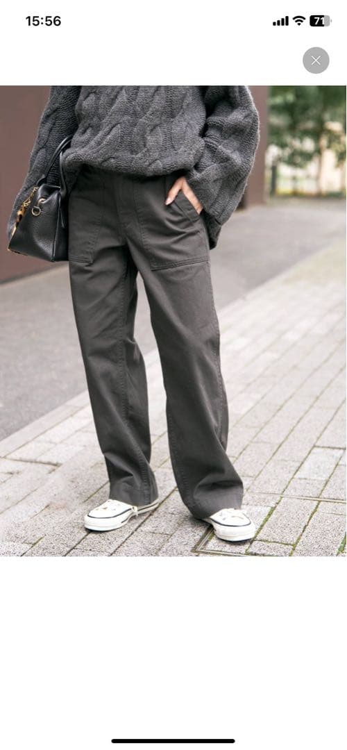 新品未使用　Spick and Span ルーズベイカーパンツ