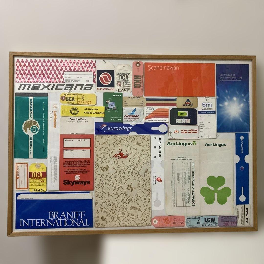 柳本浩市さん作のコラージュアートと切り抜きセット