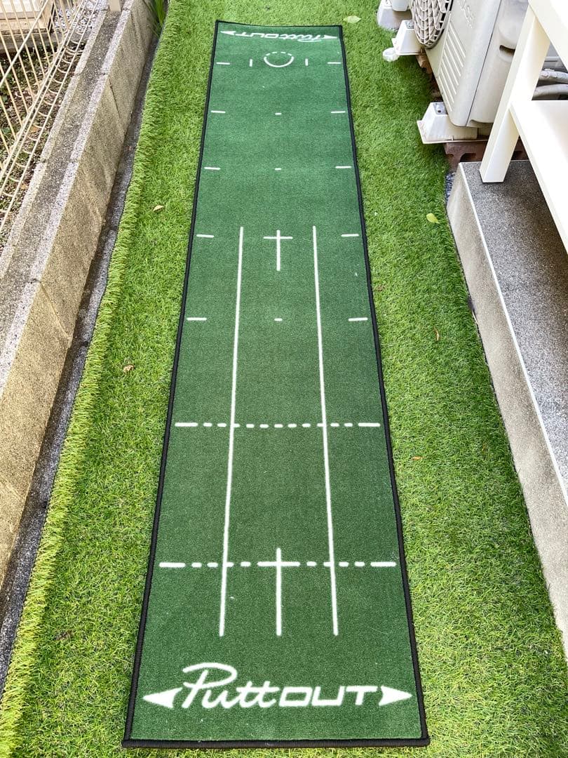 PuttOUT ミディアム パッティングマット 収納バッグ付き