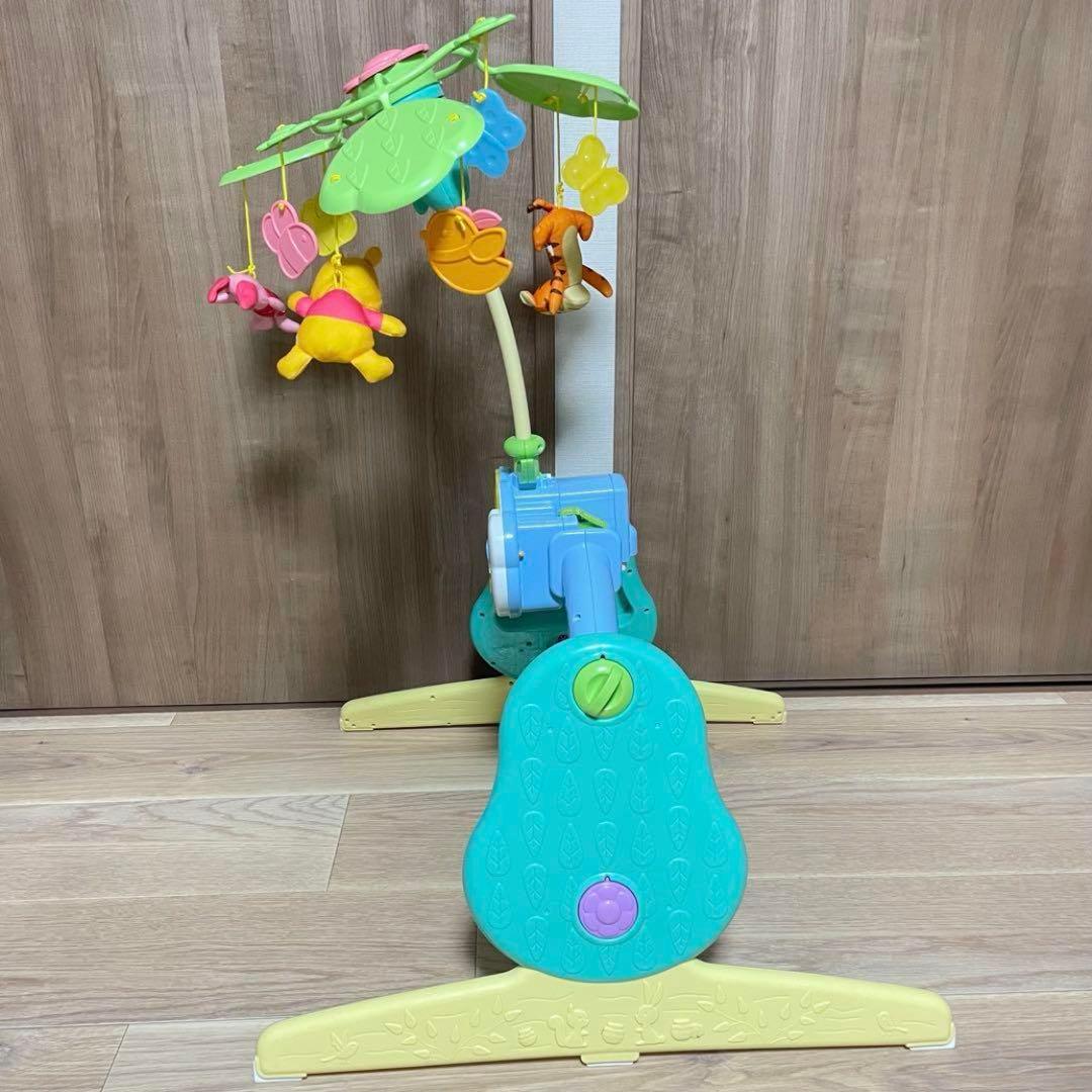 【極美品】えらべる回転6way ジムにへんしんメリーくまのプーさん