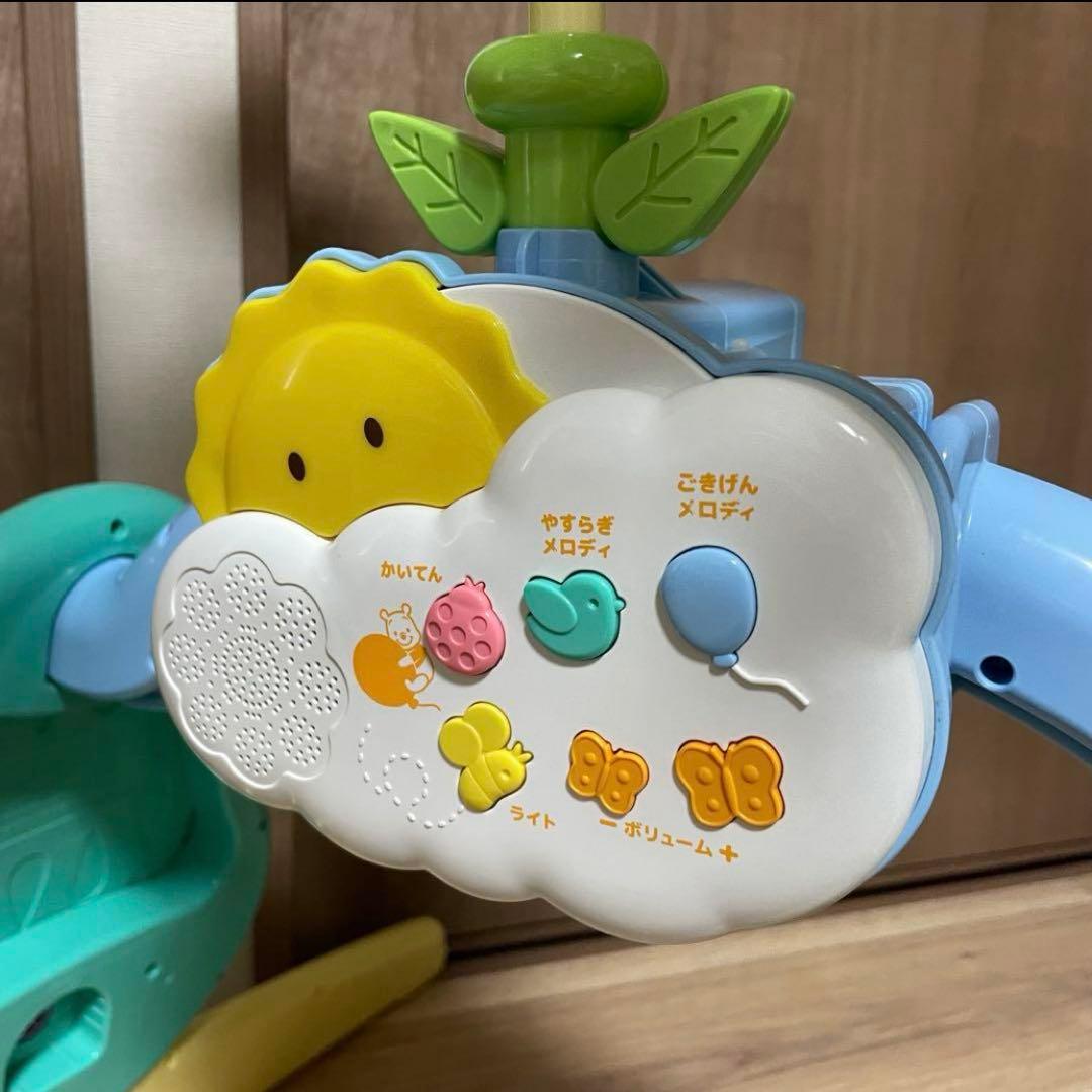 【極美品】えらべる回転6way ジムにへんしんメリーくまのプーさん