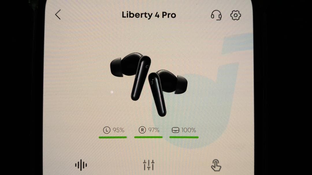 Liberty 4 Pro ブラック ワイヤレスイヤフォン
