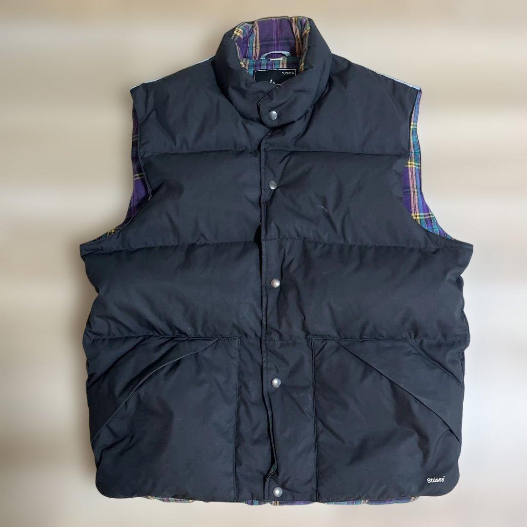 STUSSYステューシー　ダウンベスト　XL