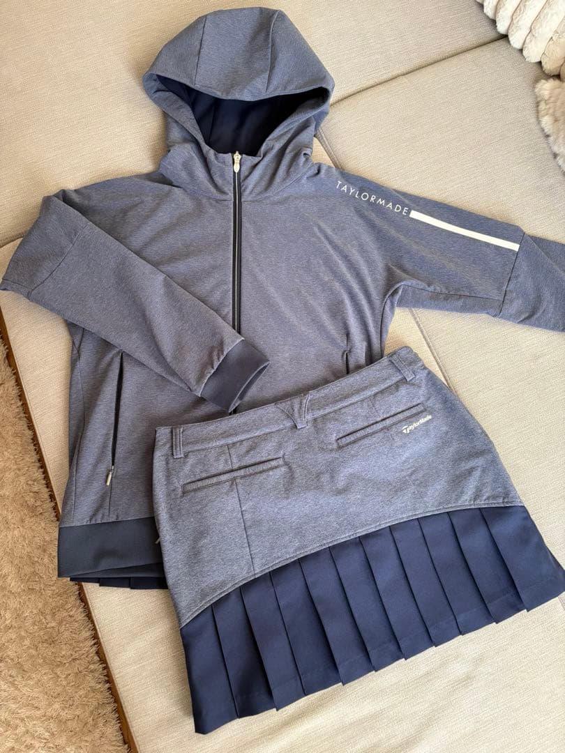 TaylorMade テーラーメイド セット パーカー L スカート M 裏起毛