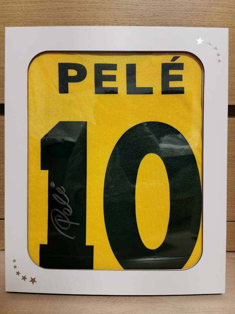 ペレ 直筆サインユニフォーム　証明書付 Pele autograph
