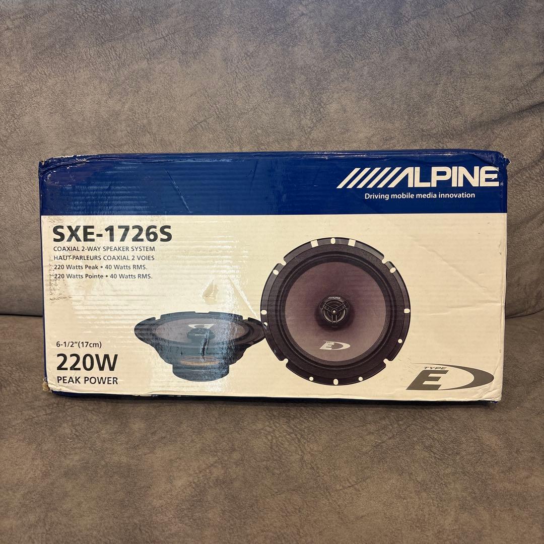 【新品未使用】ALPINE SXE-1726S スピーカー 220W