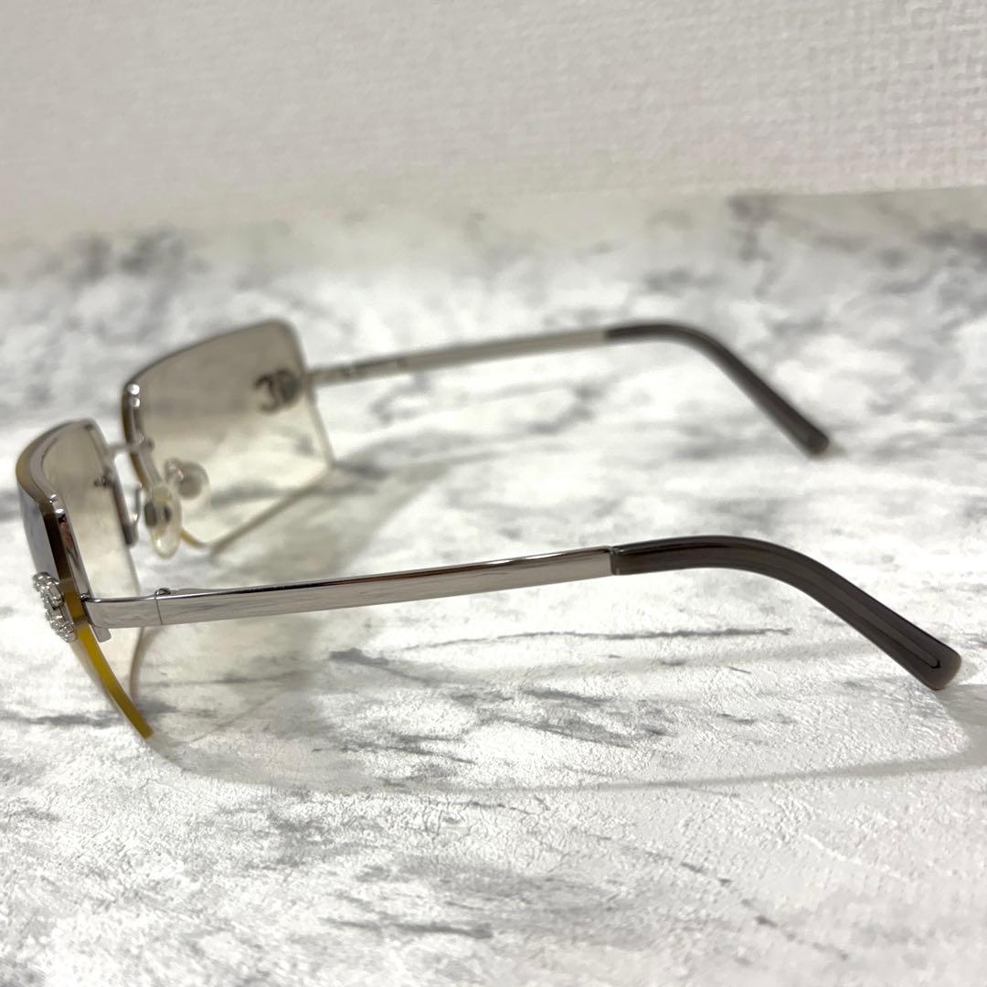 シャネル ココマーク ラインストーン サングラス グラデーション 4092-B