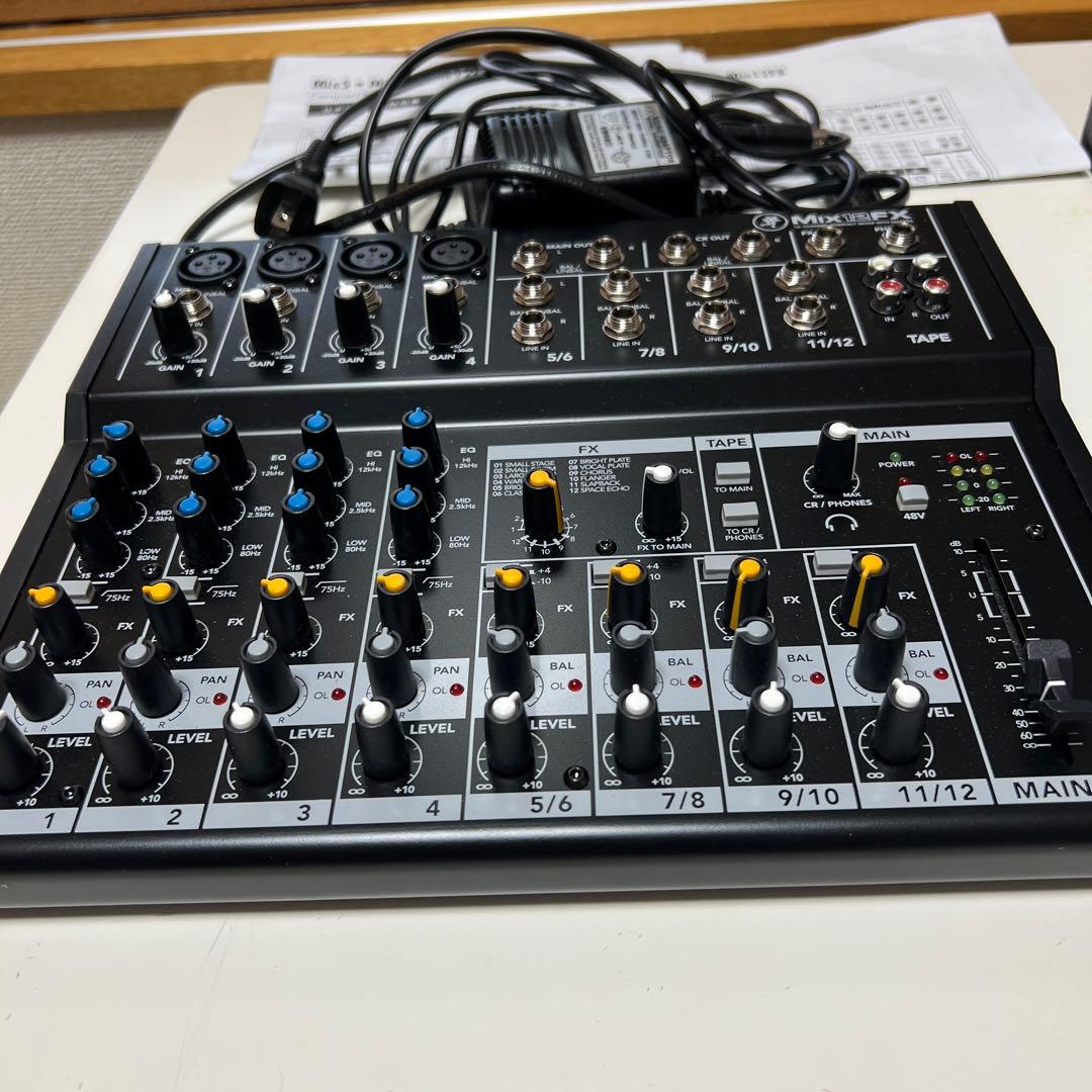 MIX12FX アナログミキサー 12チャンネル
