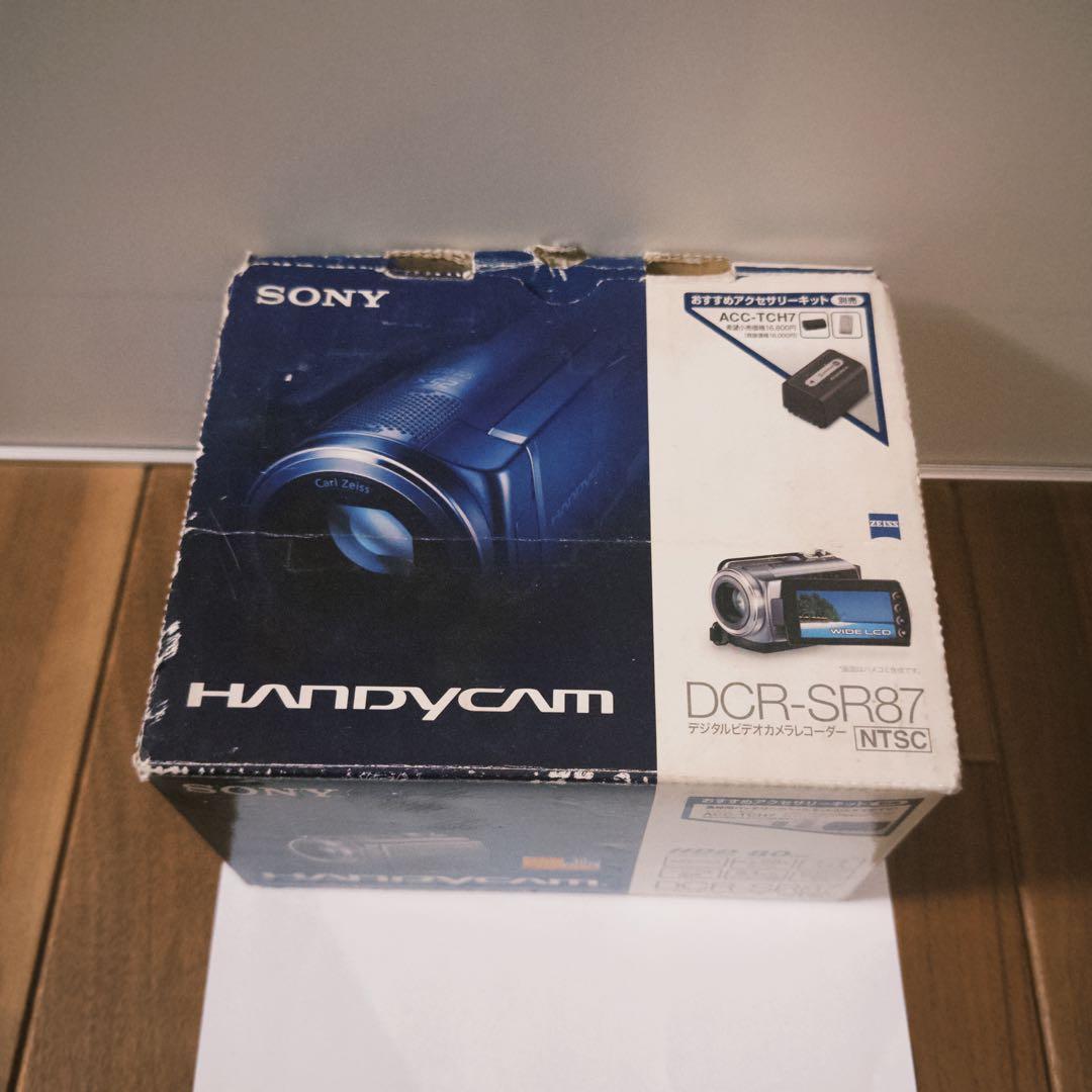 完動品　SONY　Handycam DCR-SR87 箱付き