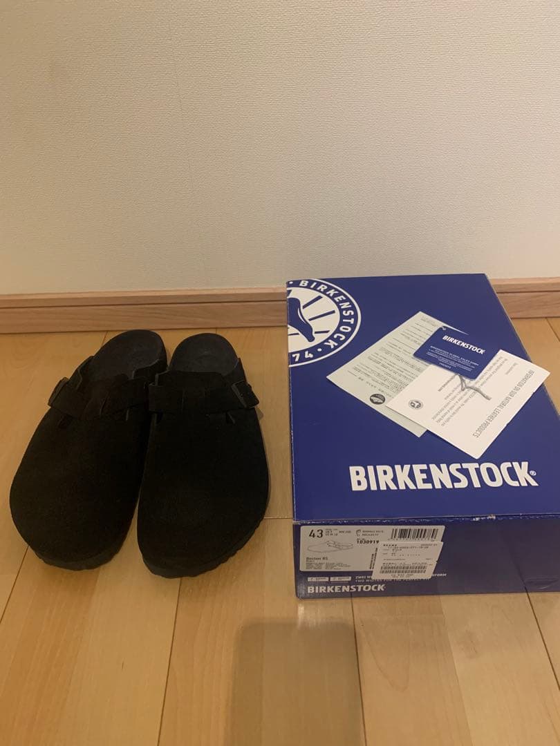 BIRKENSTOCK Boston ビームス限定　黒　28cm