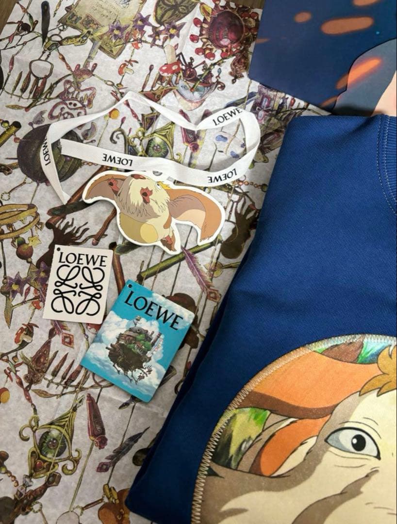 ロエベ　スウェット　ハウルの動く城　ヒン　ジブリ