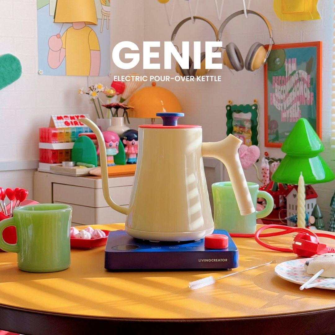 美品 living creator GENIE ジニー ケトル 1.0L