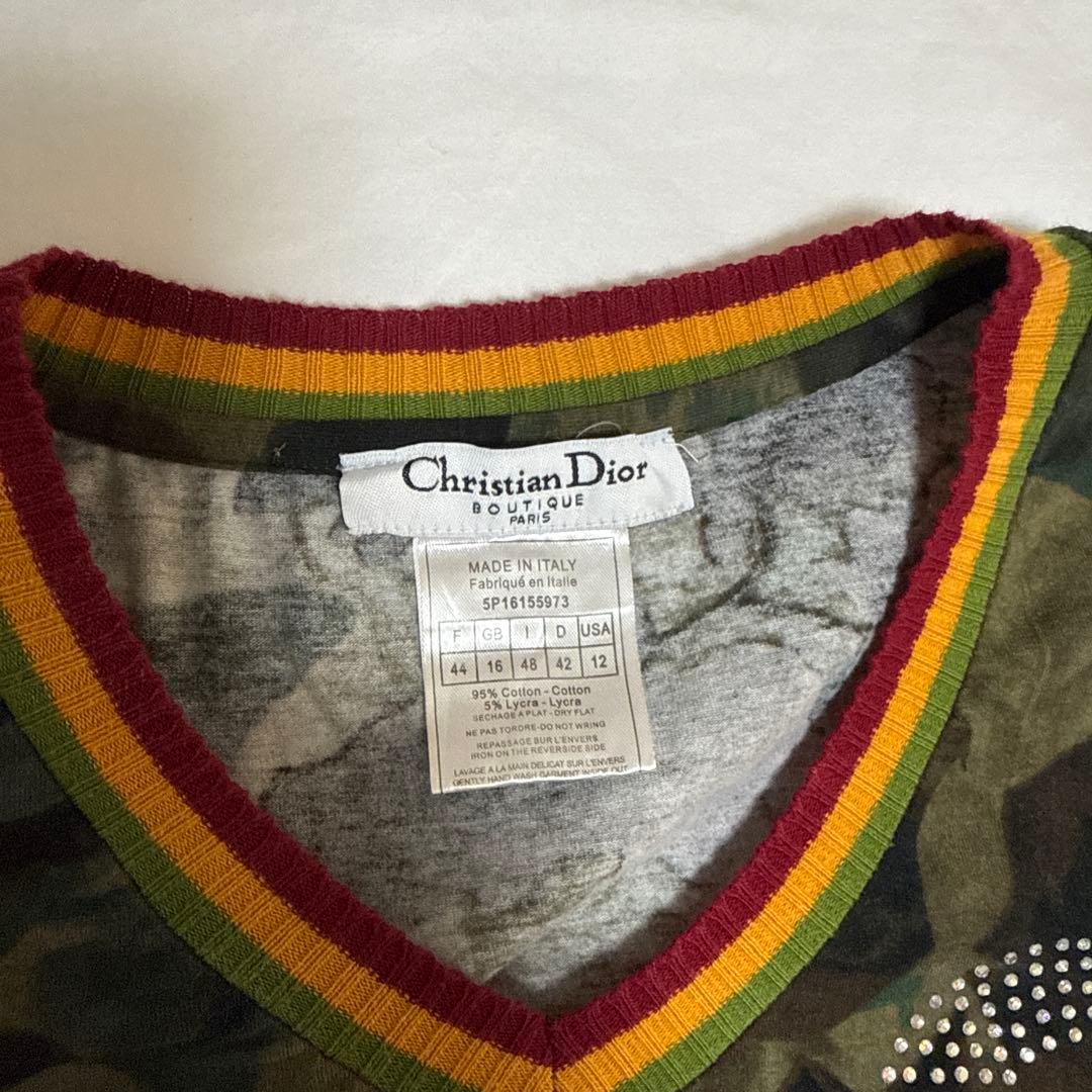 Christian Dior ガリアーノ期　カモフラージュ柄 Tシャツ