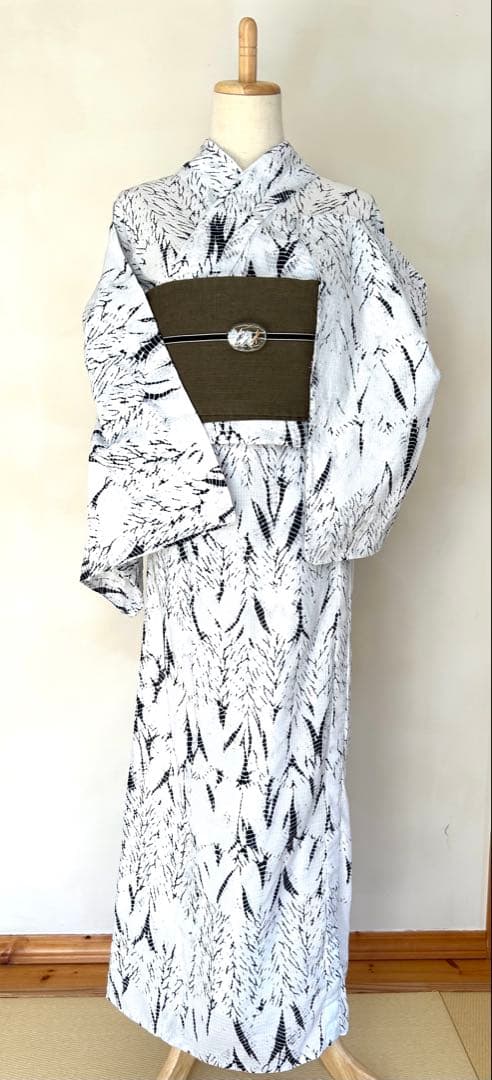 さま専用 有松絞り浴衣・本麻帯・帯締・帯締留の4点セット