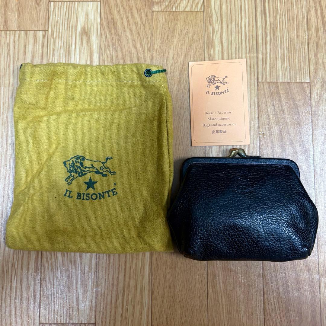 新品未使用正規品 IL BISONTE イルビゾンテ がま口ケース